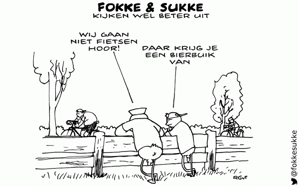 fokke-sukke-fietsen.gif